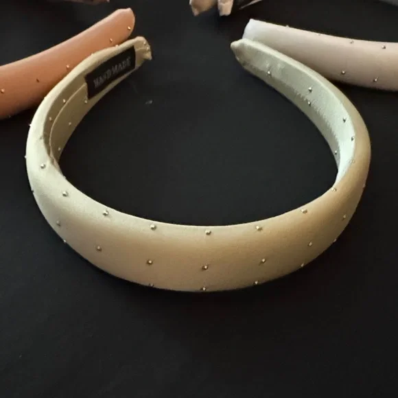 Crystal Rhinestone Headbands Bundle and Save | Cream Nude Peach Tan - Picture 6 of 8